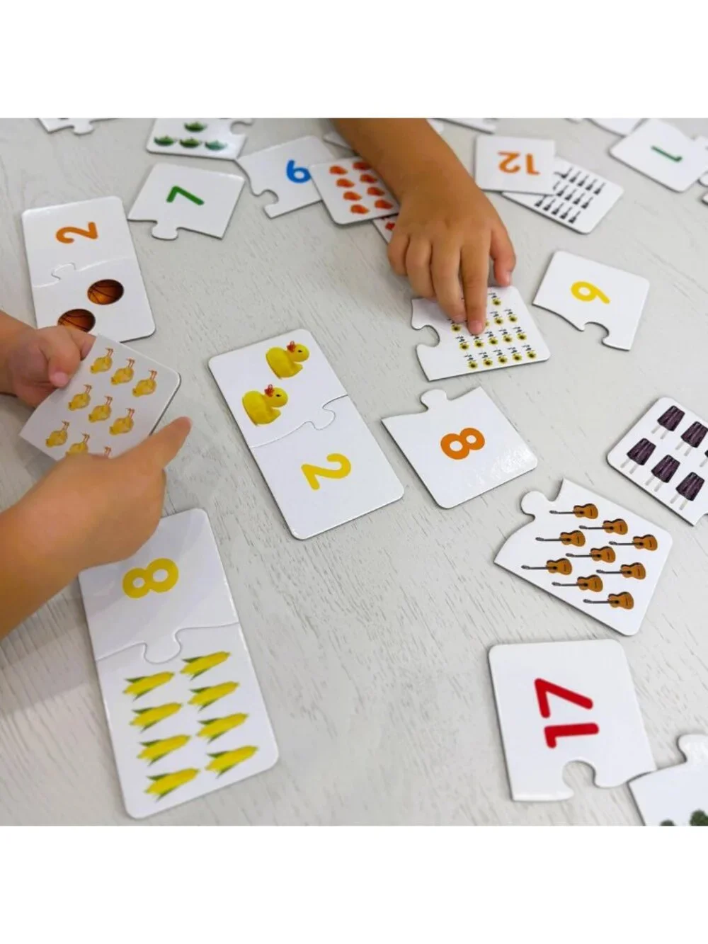 Counting Puzzle for Kids - 30 Piece Self-Correcting Number Game - Preschool